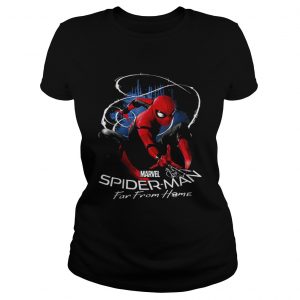 Marvel Spiderman Far From Home Contrasted Isolation ladies tee