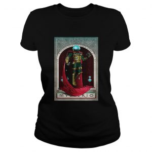 Marvel Spiderman Far From Home Mysterio Tarot Card ladies tee