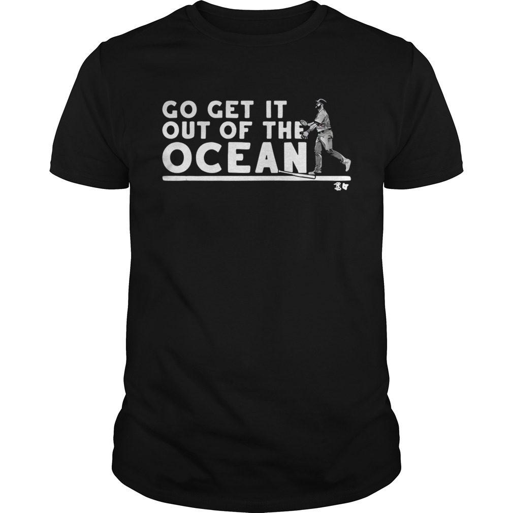 Max Muncy go getit out of the ocean baseball shirt