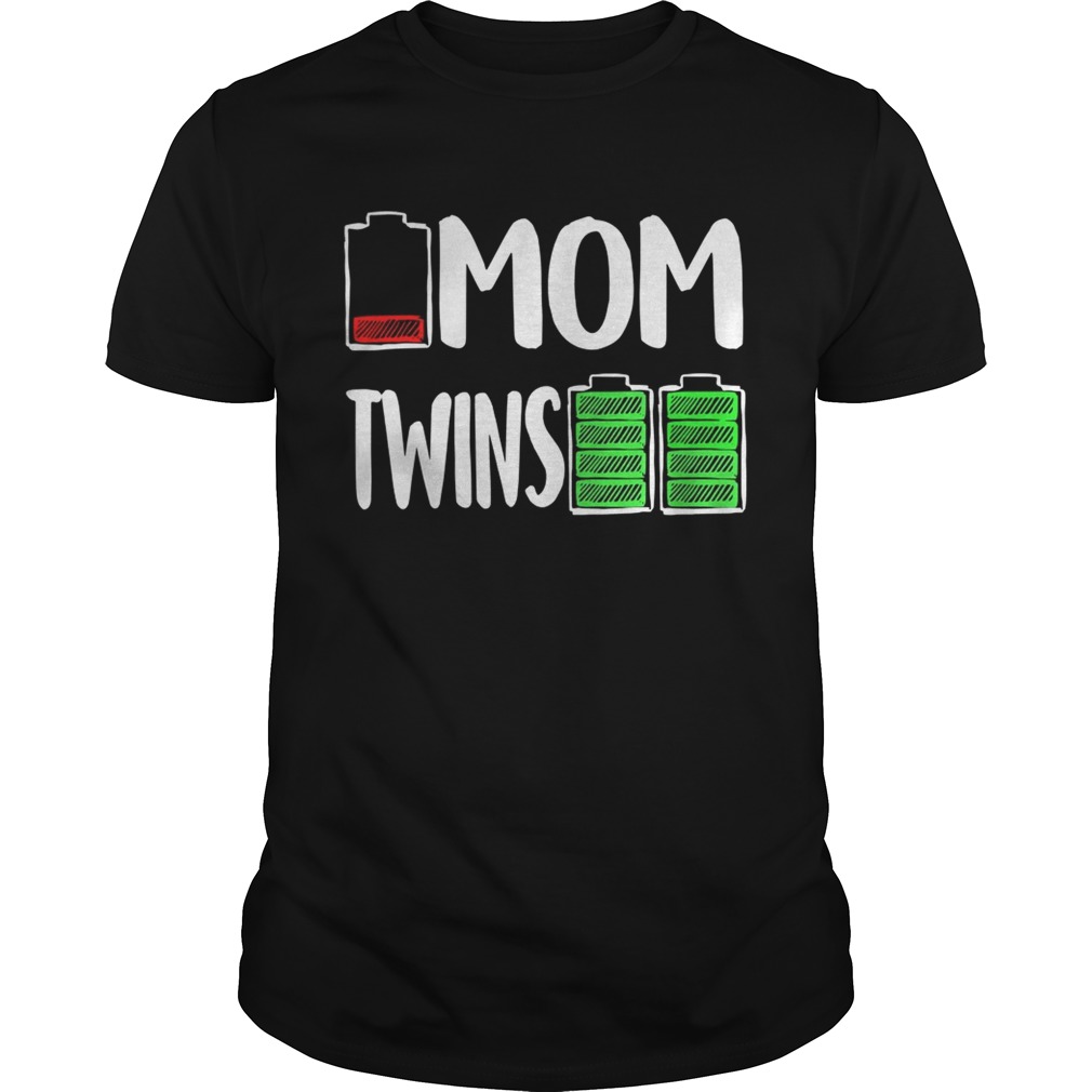 Mom twins power up shirts