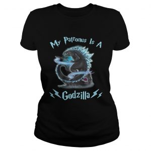 My Patronus Is A Godzilla ladies tee