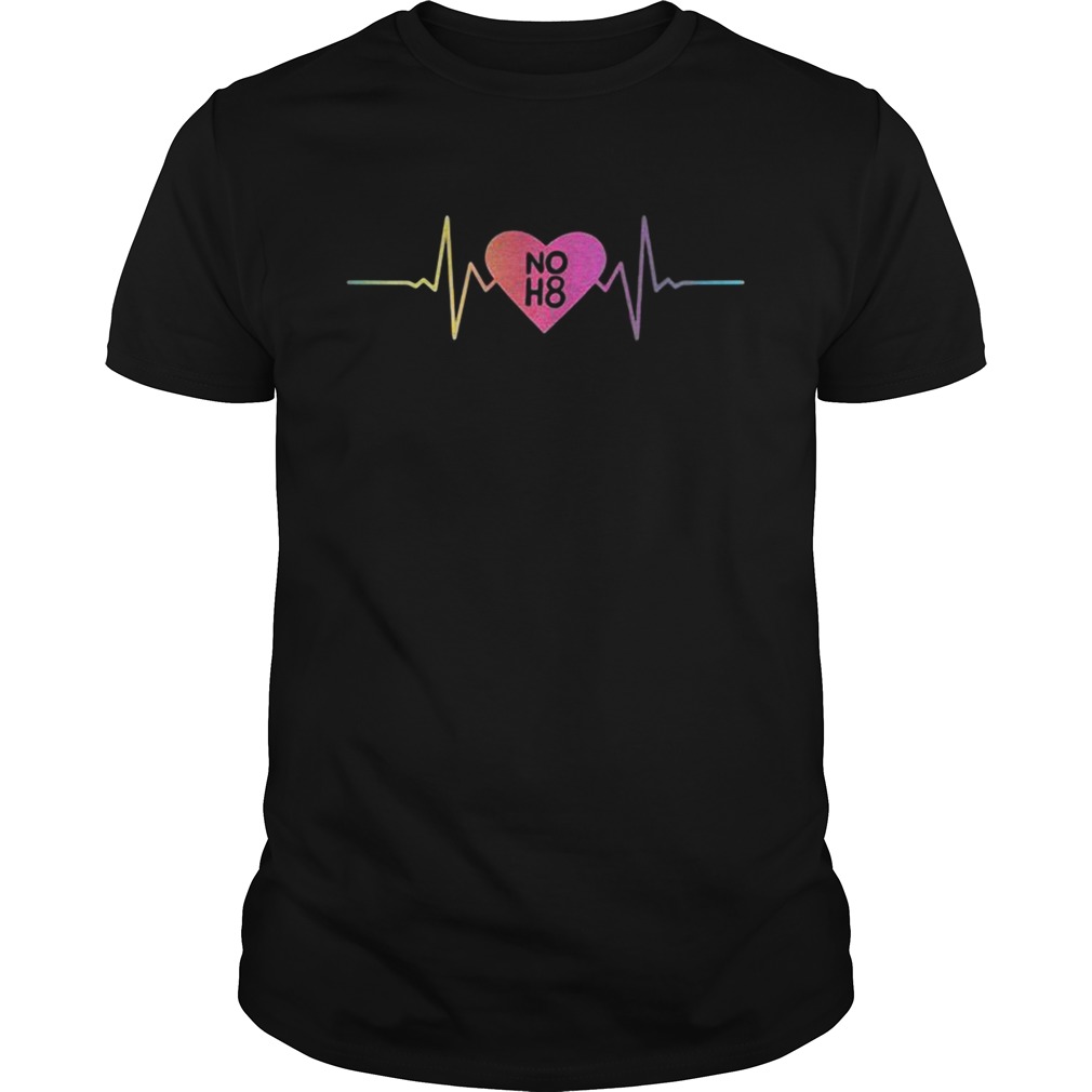 NOH8 heart beat shirt