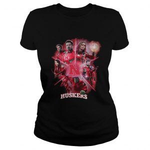 New Secondary Husker Avengers Endgame character ladies tee