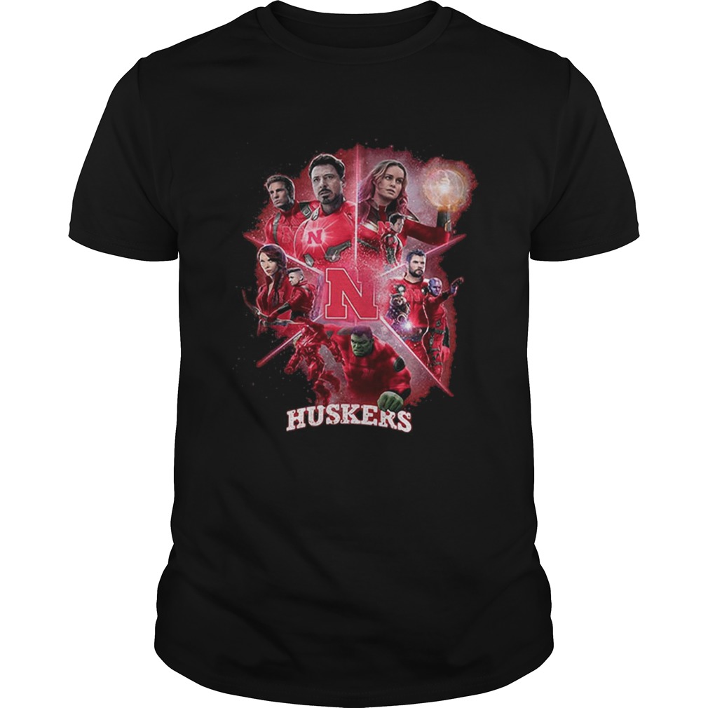 New Secondary Husker Avengers Endgame character shirts