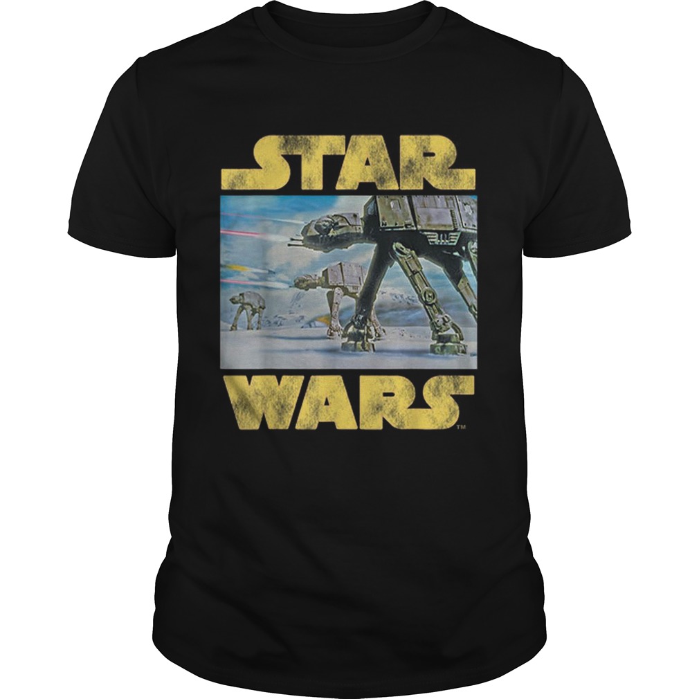 Nice Star Wars Vintage Imperial ATAT Battle of Hoth shirt