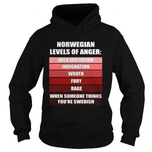 Norwegian levels of anger when someone thinks youre Swedish hoodie