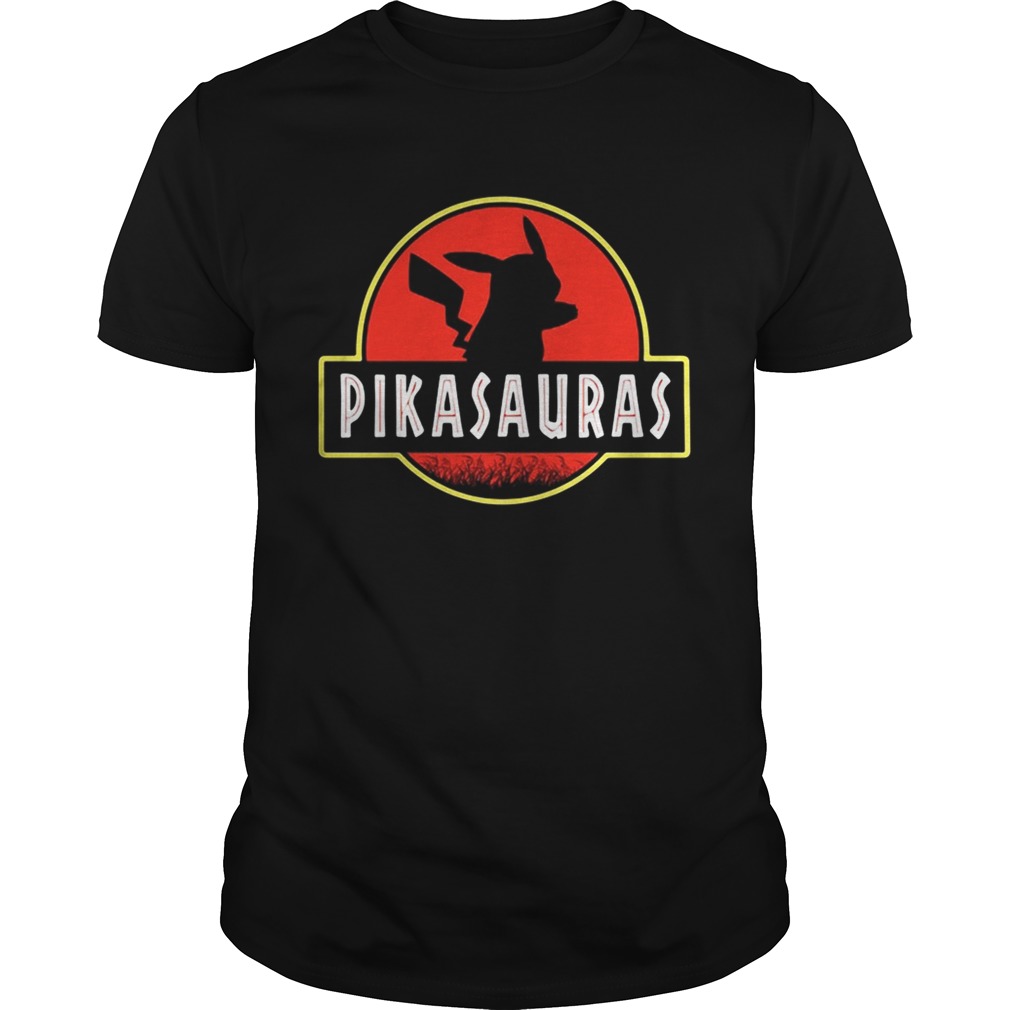 Pikachu Jurassic Pikasauras shirts