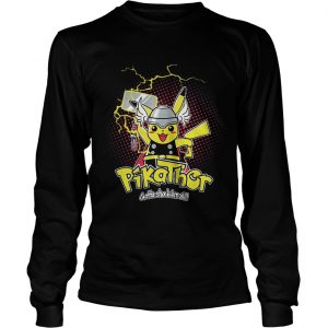 Pikathor gotta shock em all longsleeve tee