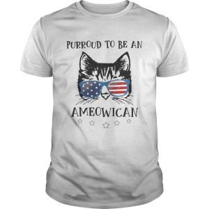 Purroud to be an Ameowican American flag unisex