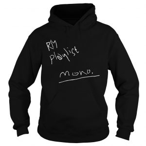 RM playlist mono hoodie