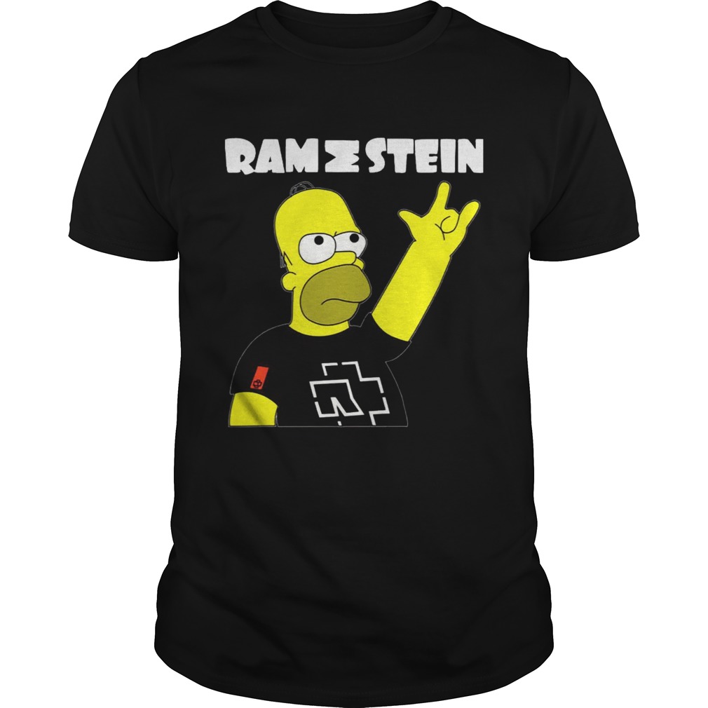 Rammstein Simpson Funny Listen TShirt