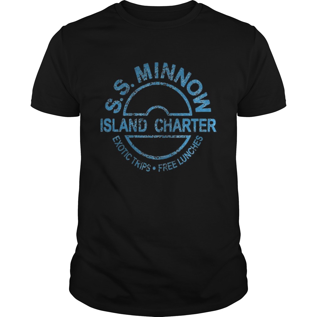 S S minnow island charter exotic trips free lunches tshirt