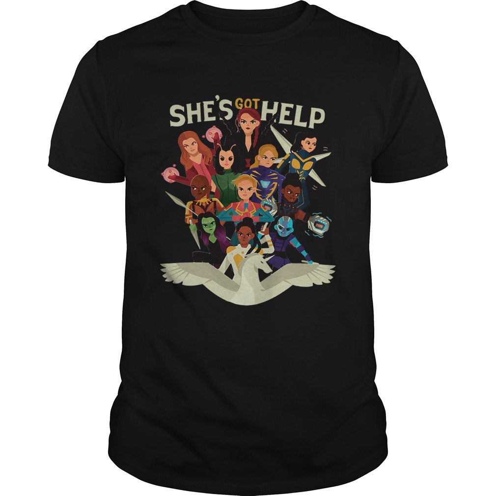 Shes got help Women of Marvel shirt