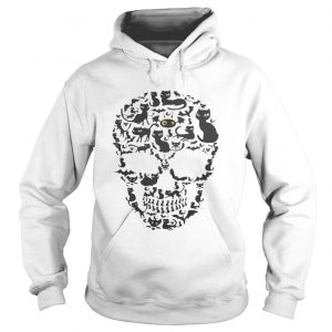 Skull Cat Halloween hoodie