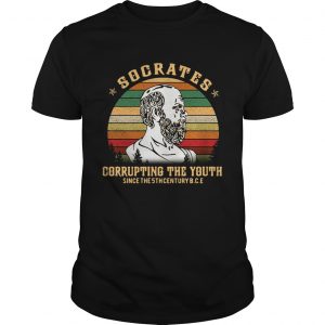 Socrates corrupting the youth since the 5th century BCE retro unisex