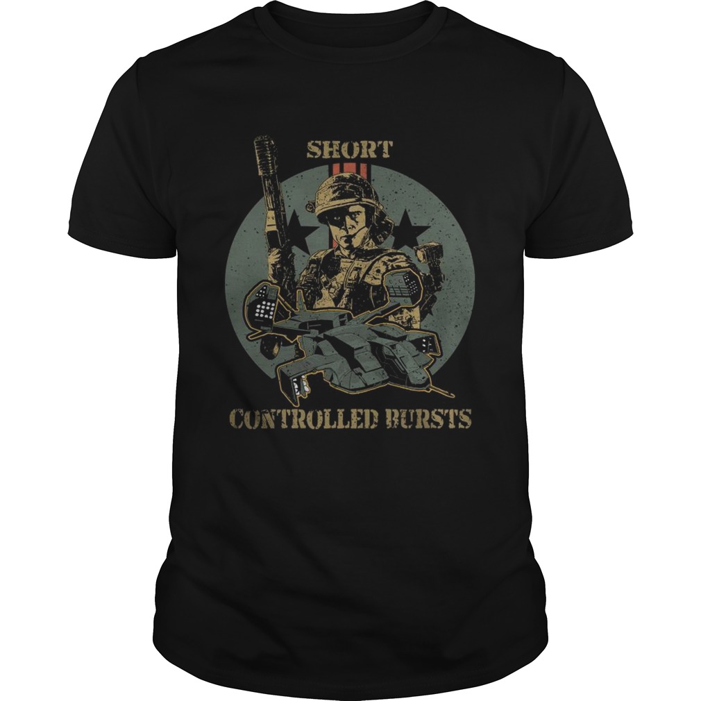 Soldier short controlled bursts shirt