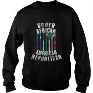 South African American Republican Africa Usa Flag Combo sweatshirt