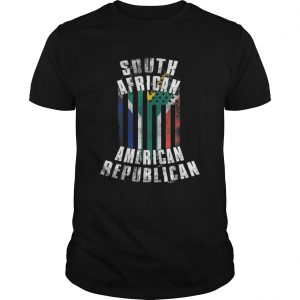 South African American Republican Africa Usa Flag Combo unisex