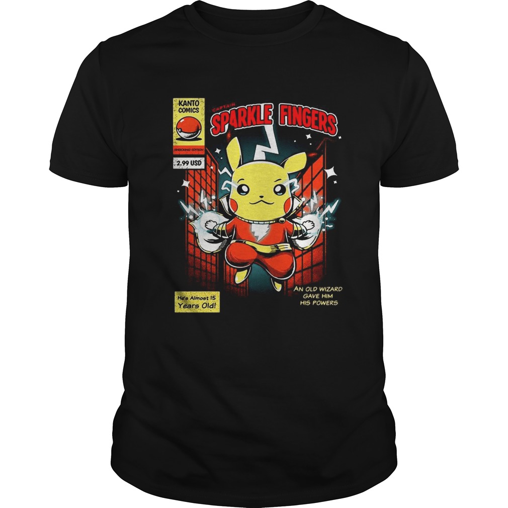 Sparkle Fingers Shazam Pikachu shirt