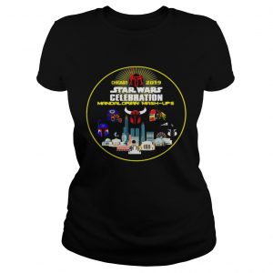 Star Wars Celebration Chicago 2019 Mandalorian Mash Ups ladies tee