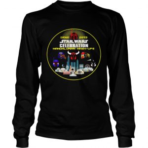 Star Wars Celebration Chicago 2019 Mandalorian Mash Ups longsleeve tee