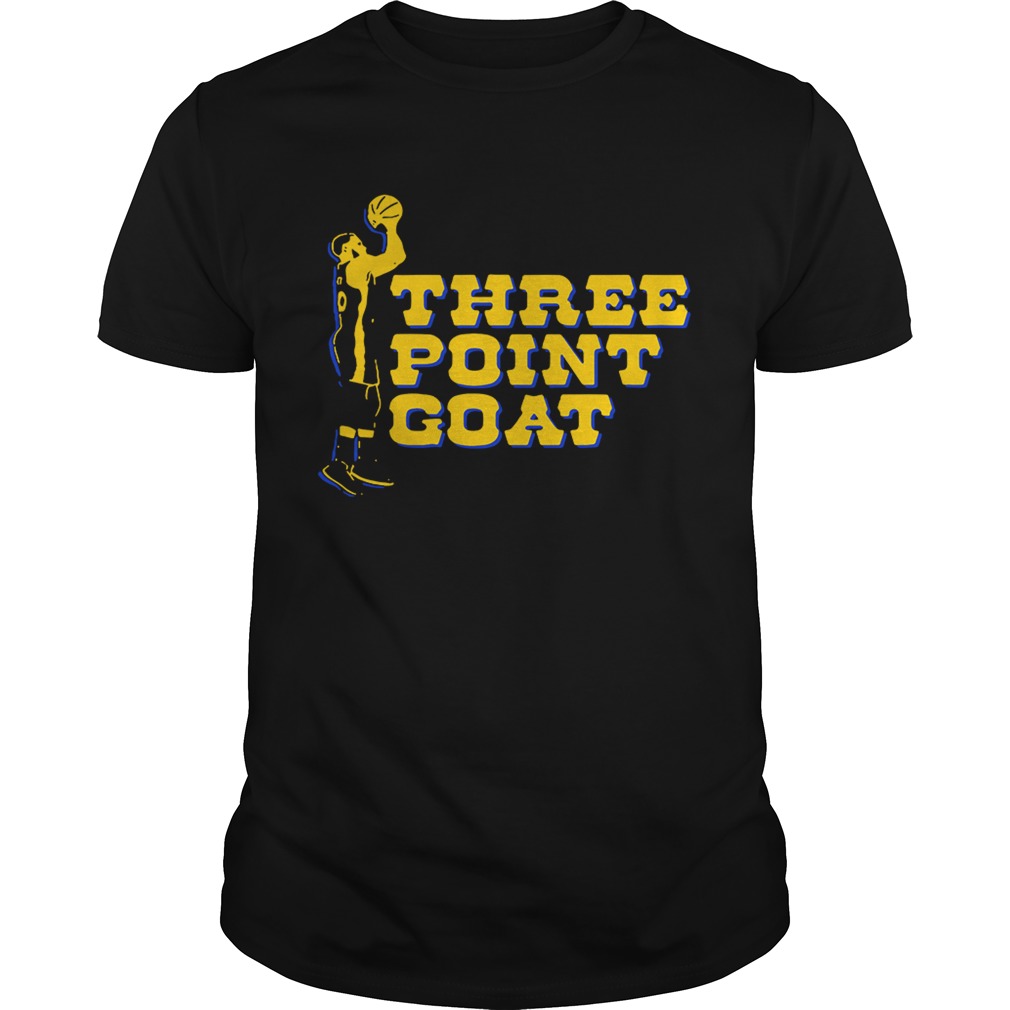 Steph Curry three point goat Golden State Warriors shirt