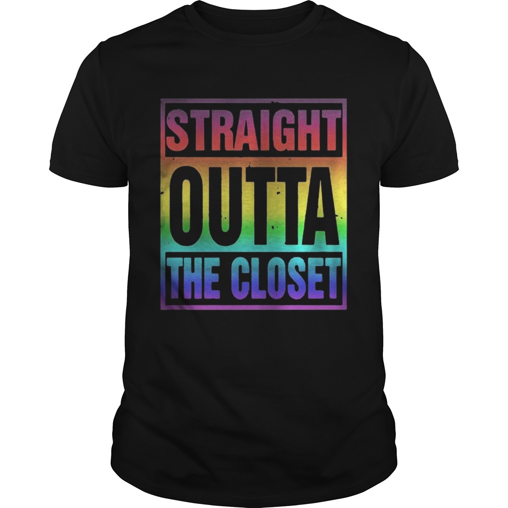 Straight outta the closet Pride LGBT shirt