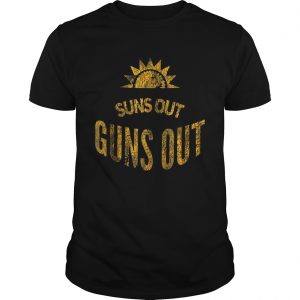 Sun Out Guns Out Black unisex