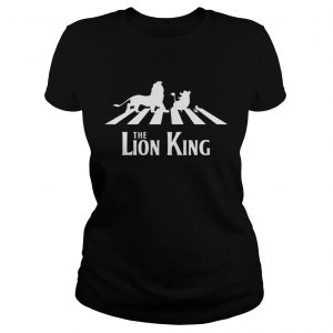 The Lion King Group Of Friends Crossing The Street ladises tee