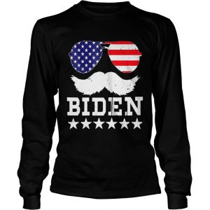 Trends Vote President Joe Biden America Flag Premium longsleeve tee