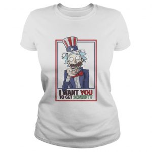 Uncle Rick I Want You To Get Schwifty Women ladiesz tee