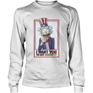 Uncle Rick I Want You To Get Schwifty Women longsleeve tee