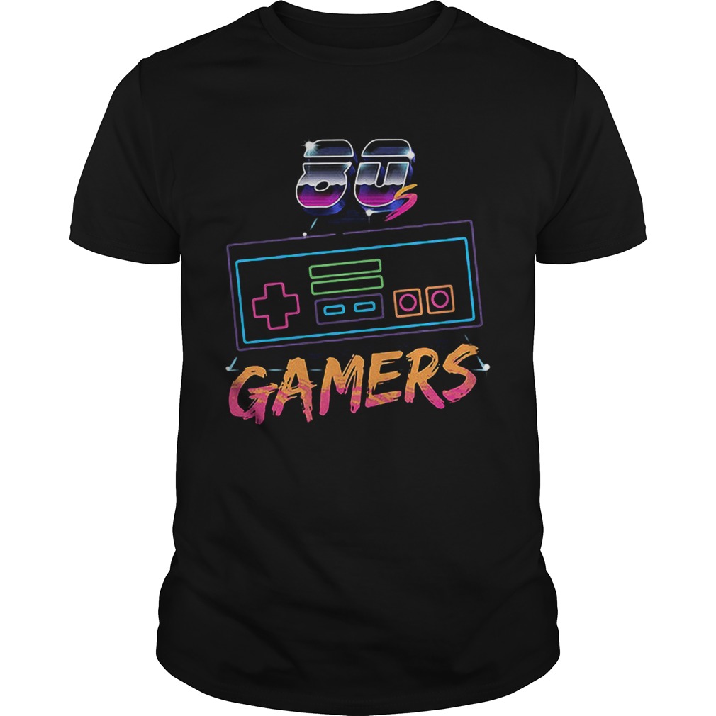 Video Games Flyer 1980s retro Gaming gamers shirt