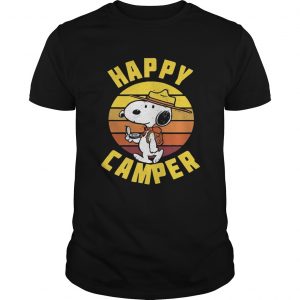 Vintage Peanuts Snoopy Happy Camper unisex