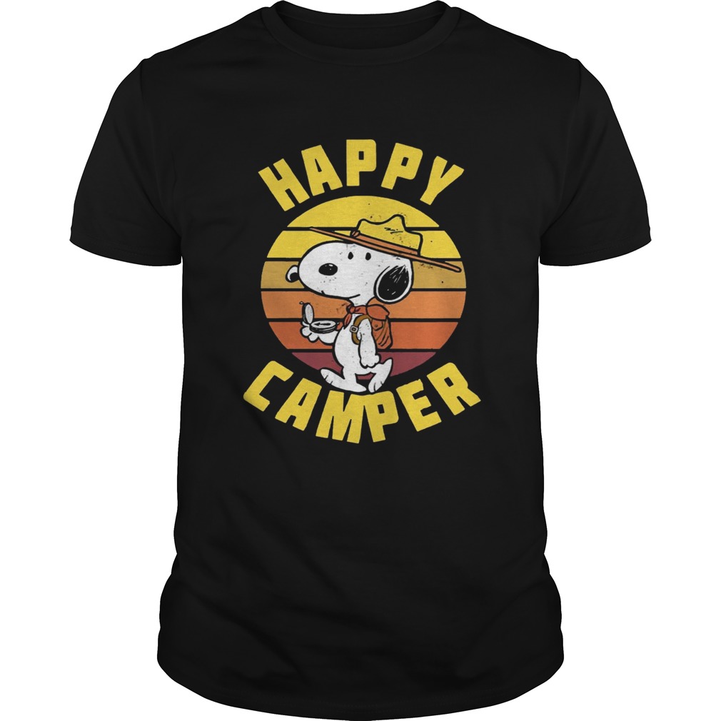 Vintage Peanuts Snoopy Happy Camper Shirt