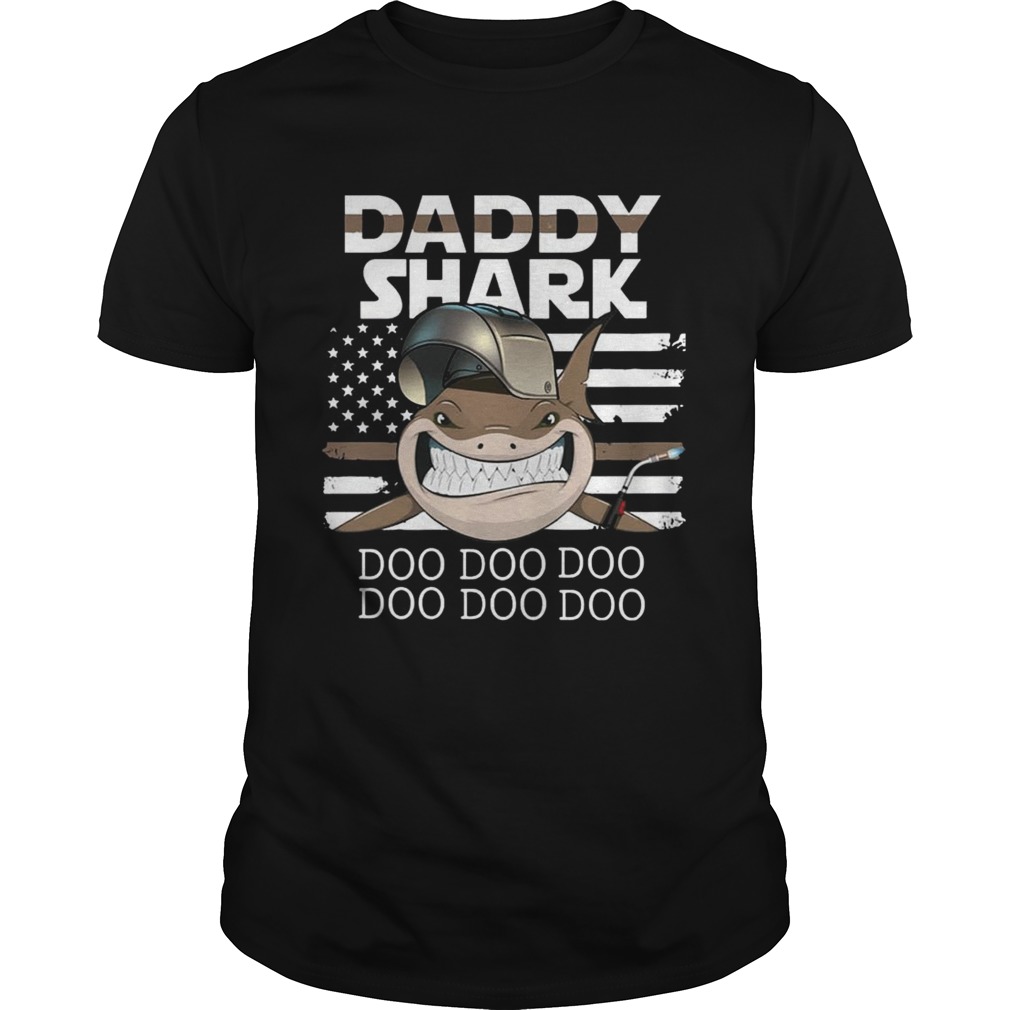 Welder Daddy Shark Doo Doo Doo T-shirts