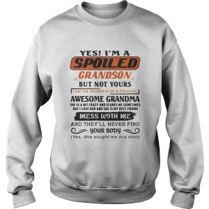 Yes Im A Spoiled Grandson But Not Yours I Am The Property Of A Freaking Premium sweatshirt