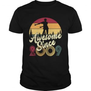 10th dabbing awesome since 2009 unisex