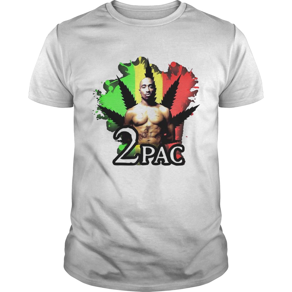 2pac weed shirt