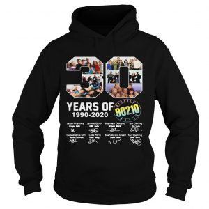 30 years of Beverly Hills 90210 1990 2020 Signature hoodie