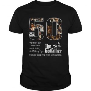 50 years of 1969 2019 The Godfather thank you for the memories unisex