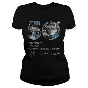 50th Anniversary 1969 2019 Apolo signature ladies tee