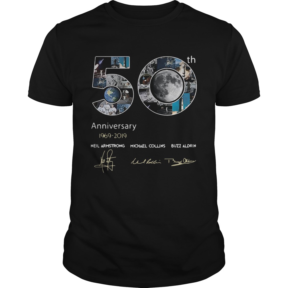 50th Anniversary 1969 2019 Apolo signature shirt