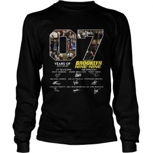 7 Years Of Brooklyn Nine Nine Signature longsleeve tee