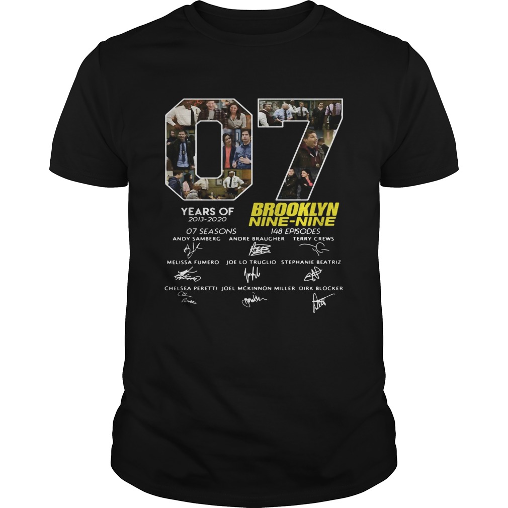 7 Years Of Brooklyn Nine Nine Signature shirt