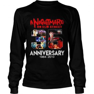 A nightmare on elm street 35th anniversary 1984 2019 longsleeve tee