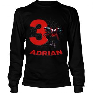 Adrian 3 spider man longsleeve tee