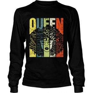 African American For Educated Strong Black Queen longsleve tee