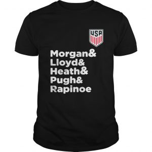 Alex Morgan Julie Ertz Tobin Heath Megan Rapinoe Mallory Pugh unisex