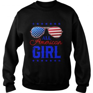 All American Girl 4th of July Family Matching Sunglasses sweatshirt